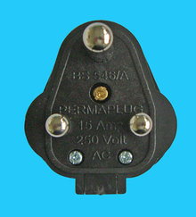 Power Plug für Süd-Afrika/Indien BS54615A/250V schwarz