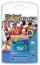1GB CompactFlash Card Ultra 80x, Transcend