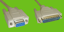 9F/25M 5,0m AT-Adapterkabel, grau