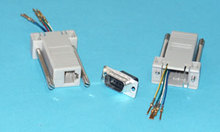 D9M/Modularstecker 6P6C Adapter