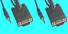 15M/15M 7,6m VGA+Audio 3,5mm Coax