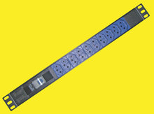 19" Rack PDU, 10x T13 blau, Kabel 3m mit C14 St