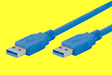 A/A 0,5m USB 3.0 Anschlusskabel blau