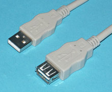 A/A 1,8m USB 2.0 Verl. Kabel grau