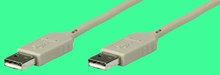 A/A 1,0m USB 2.0 Anschlusskabel grau