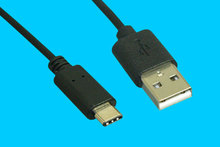 USB-C/USB-A USB 2.0 HighSpeed Kabel 2m schwarz
