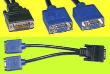 DMS-59 auf 2xVGA Analog Y-Kabel M/FF