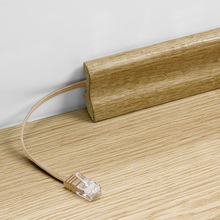 CAT 5e Netzwerkkabel FLAT 7,0m weiss