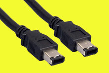 IEEE1394 Kabel 6M/6M 1m schwarz