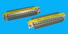 High-Density 62-pol. Gender Changer M/M