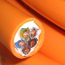 Kabel PUR-PUR 5x 6mm² orange 1m