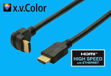 HDMI-Kabel MM, 5m, 1x abgewinkelt