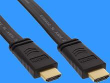 HDMI-Kabel Flach M/M 1m schwarz