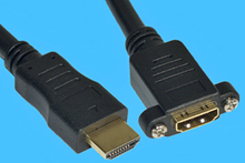 HDMI Panel-Mount Kabel M/F 0,9m