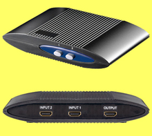 Manuelle HDMI Umschaltbox 2in/1out