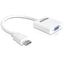 HDMI-M/VGA-F Adapterkabel weiss