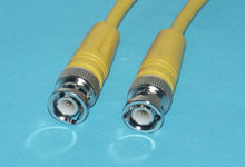 HiQ-Kabel 50 Ohm Ethernet, 1m, gelb