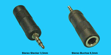 3,5mm/6,3mm Stereo Adapter