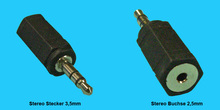 3,5mm/2,5mm Stereo Adapter
