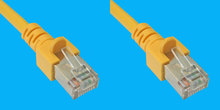 SFTP Kat.5e 100MHz Kabel, Gelb, 1,5m