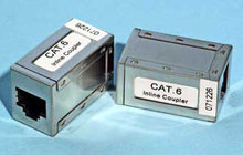 Kat. 6 STP-Adapter geschirmt, RJ45 1:1