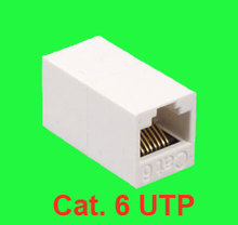 Kat.6 UTP-Adapter ungeschirmt, RJ45 1:1