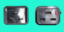 IEC Lock Kabel C19/C20, 16A, 4,5m schwarz, AWG14