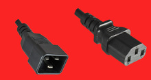 LSZH Kaltgerätekabel C20/C13, 2,0m schwarz, 1,5mm²