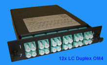 MTP/MPO Casette 24FO MM OM4, ports LC duplex