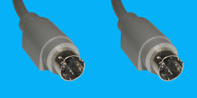 3M/3M MiniDIN Kabel 1:1, 2m grau