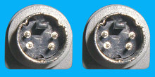 4M/4M MiniDIN Anschluss-Kabel 1,8m grau