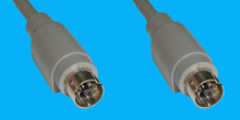7M/7M MiniDIN Anschlusskabel 2m grau