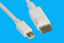 Mini DisplayPort/DisplayPort M/M 0,9m weiss