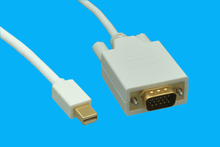 Mini DisplayPort/VGA Kabel MM 1,8m weiss