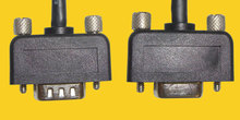 15M/15F 3m Slimline-VGA Kabel m/Ferrit