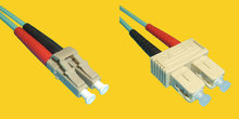 FO-Kabel 50/125µ duplex LC-SC 1m OM3