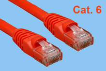 Kat.6 UTP-Patchkabel 500MHz, rot 1m