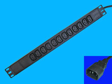 19" Rack PDU, 12x C13, Kabel 2,5m mit C14 Stecker