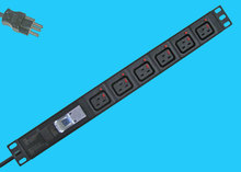 IECLock Rack PDU 19",  6x C19, Kabel 3m mit T23