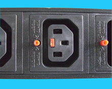 IECLock Rack PDU 19",  8x C13, Kabel 3m mit C14