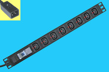 IECLock Rack PDU 19",  8x C13, Kabel 3m mit C20