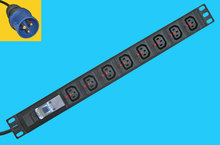 IECLock Rack PDU 19",  8x C13, Kabel 3m mit CEE16