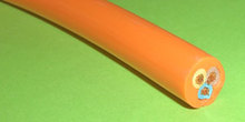 Kabel PUR-PUR 3x 2,5mm² orange 1m