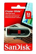 SanDisk 32GB USB2.0 Cruzer Glide Flash Pen