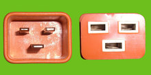 Netzkabel C19/C20, 16A/250V, 1,5m orange, 1,5mm²