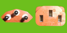 Netzkabel CH T12/C13 1m orange, 1mm²