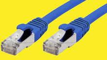 Kat.6a S/FTP-Patchkabel blau 2m 10GBit