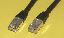 STP Kat.5e 100MHz Kabel, Schwarz, 3.0m