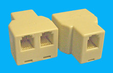 4P4C Y-Modularadapter RJ10, 1:1