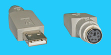 4M/MD6F USB-A auf PS/2 Adapter